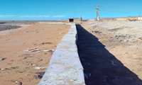 عملیات اجرای دیوار حفاظتی روستای کالو در بخش بردخون شهرستان دیر پایان یافت .